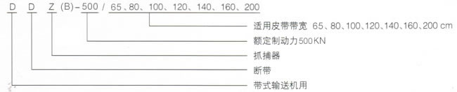 全斷面斷帶抓捕器型號(hào)說(shuō)明